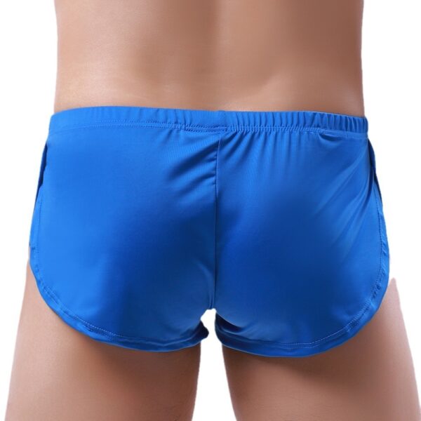 Men's Underwear Silky Round Edge Sports Underwear Home Shorts - Image 3