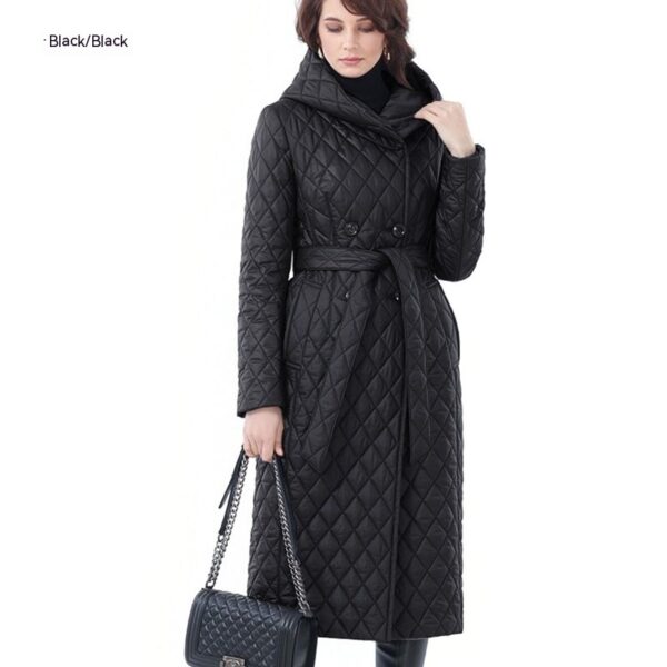 Winter Clothing Coat Hooded Padded Cotton Coat Lightweight - Image 3
