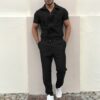 Men's Pants Casual Loose One-piece Suit - Image 3