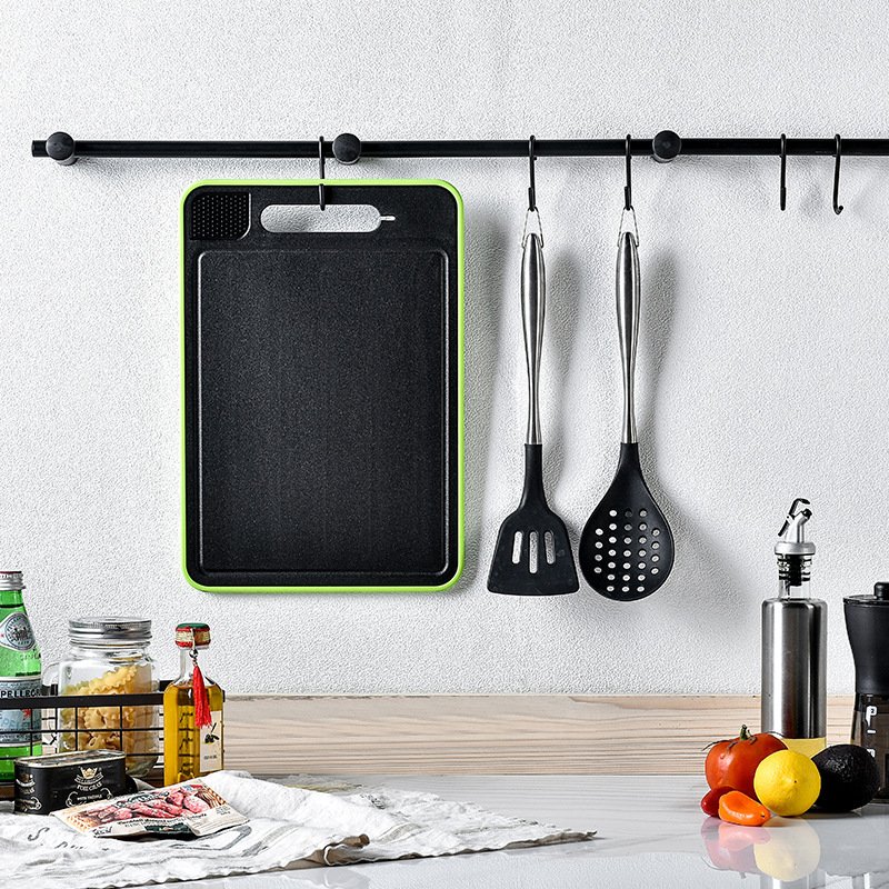 Double-side Cutting Board With Defrosting Function Chopping Board Kitchen Grinding Cutting Board With Knife Sharpener Double-side Cutting Board With Defrosting Function Chopping Board Kitchen Grinding Cutting Board With Knife Sharpener - Image 6