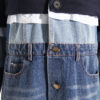 Autumn And Winter Contrast Color Splicing Coat Women's Mid-length - Image 5