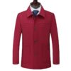 Plus Size Jacket Men's Middle-aged And Elderly Turn-down Collar Coat - Image 4