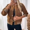 Women's Pocket Single-breasted Half-turtleneck Jacket - Image 2