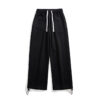 Drawstring Ankle-tied Loose Straight Sweatpants - Image 2