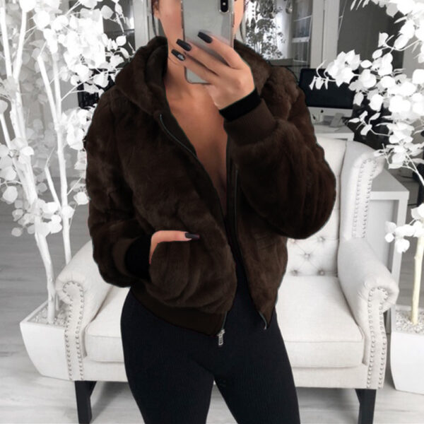 Women's Fox Fur Autumn And Winter Mink Fur Bunny Fur Coat Women - Image 6
