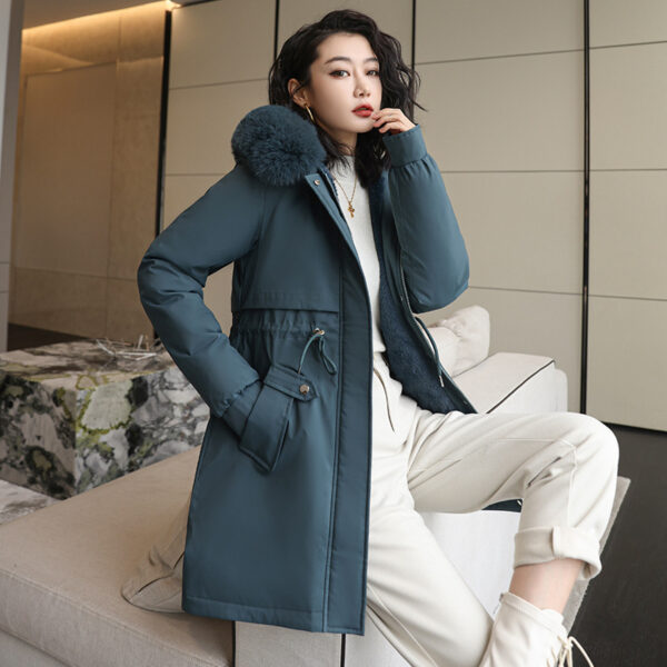 Korean Style Small Waist Down Coat - Image 9