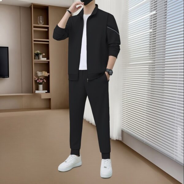 Solid Color Casual Top Suit Men's Spring And Autumn - Image 2