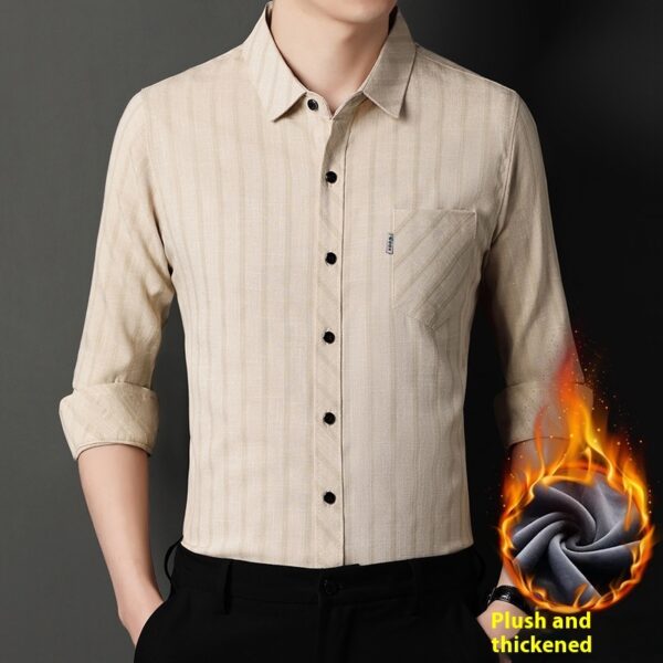 Long Sleeve Real Pocket Casual Men's Clothing - Image 3