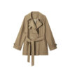 Women's Asymmetric Loose Casual Mid-length Trench Coat - Image 5