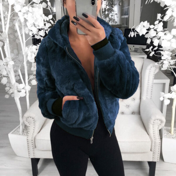 Women's Fox Fur Autumn And Winter Mink Fur Bunny Fur Coat Women - Image 4