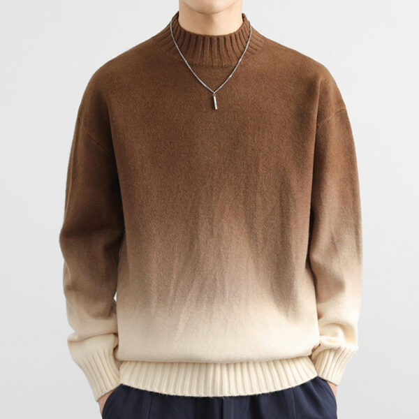 Fashion Personality Gradient Sweater Men - Image 4