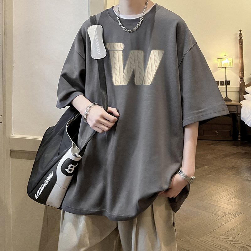 American Retro Cotton Heavy T-shirt Half Sleeve American Retro Cotton Heavy T-shirt Half Sleeve - Image 3