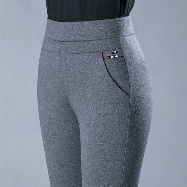 Women's Elastic High-waisted Casual Pants - Image 7