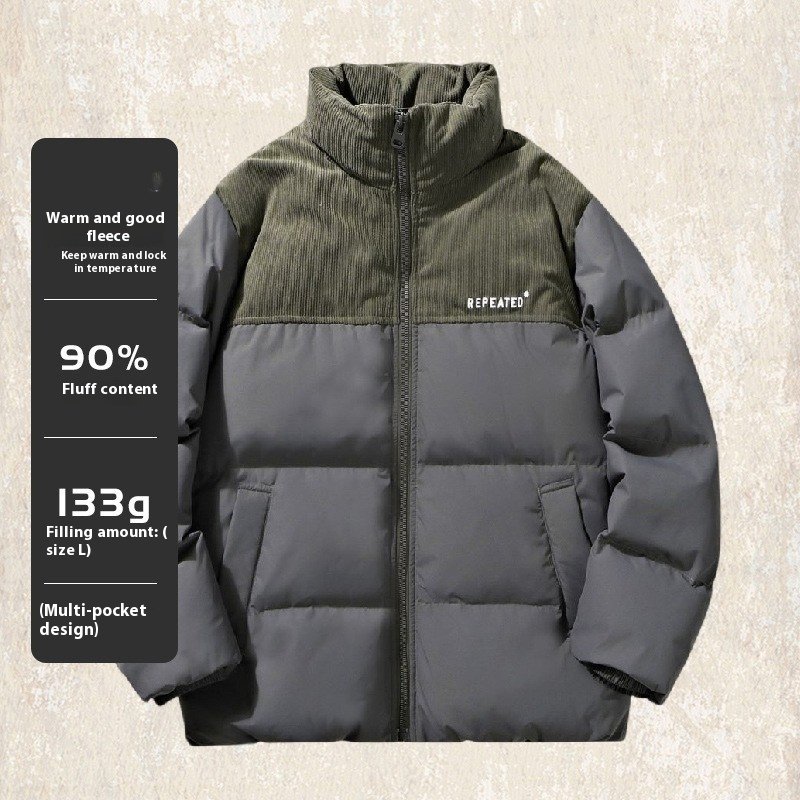 Duck Down Down Jacket Men's Winter American Outdoor Duck Down Down Jacket Men's Winter American Outdoor - Image 5