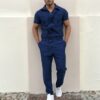 Men's Pants Casual Loose One-piece Suit - Image 5