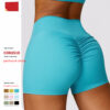 High Waist Yoga Shorts Belly Contracting Peach Hip Lifting Sport Shorts - Image 4