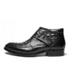 Fashion Solid Color British Business Short Boots Men - Image 3