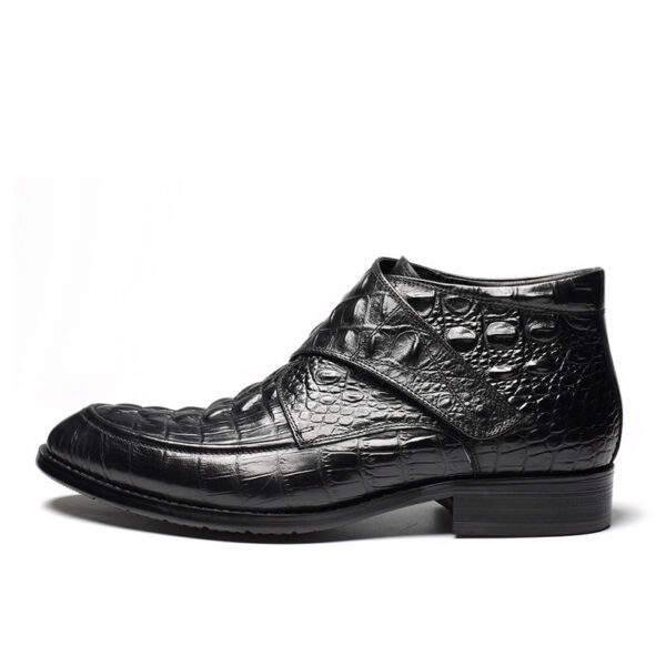 Fashion Solid Color British Business Short Boots Men - Image 3