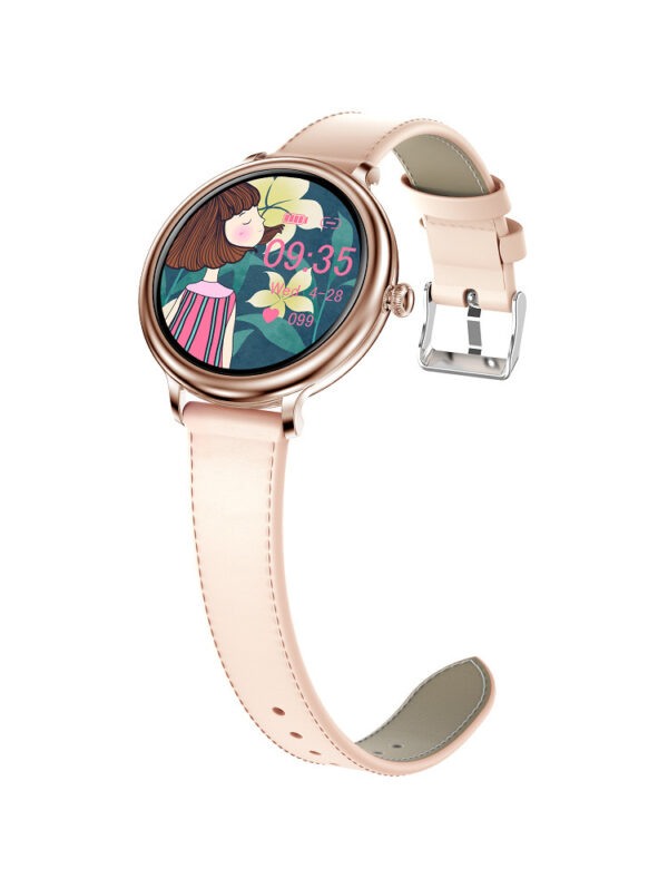 Smart Full Circle Touch Screen Heart Rate Sleep Monitoring Female Watch - Image 3