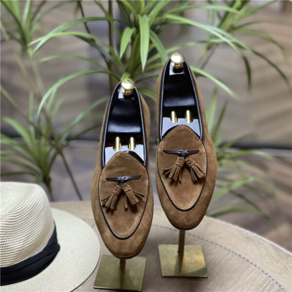 Fashion Retro British Beanie Shoes Men - Image 4