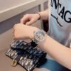 Ladies Fashion Automatic Skeleton Mechanical Watch - Black Rose Gold
