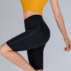 Hollow Breathable Slim Hip Yoga Shorts - Image 4