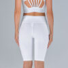 Hollow Breathable Slim Hip Yoga Shorts - Image 2