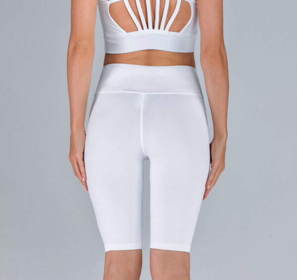 Hollow Breathable Slim Hip Yoga Shorts - Image 2
