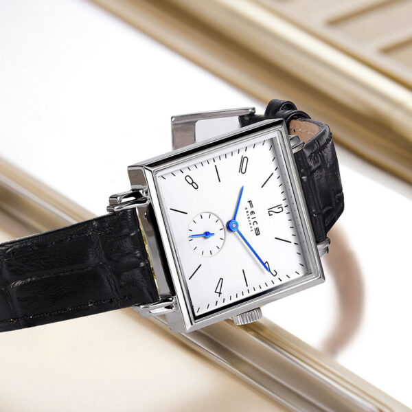 Men's And Women's Fashion Simple Square Quartz Watch - Image 10