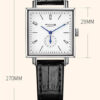 Men's And Women's Fashion Simple Square Quartz Watch - Image 8