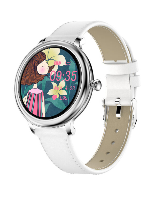 Smart Full Circle Touch Screen Heart Rate Sleep Monitoring Female Watch - Image 6