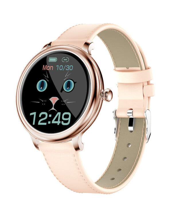 Smart Full Circle Touch Screen Heart Rate Sleep Monitoring Female Watch - Image 4