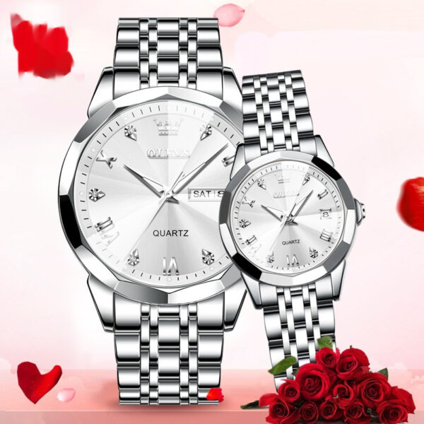 Quartz Watch Valentine's Day Gift Couple Watch Men - Image 4