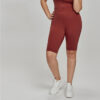 Nylon Plus Size Sports Shorts High Waist - Image 10