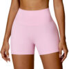 High Waist Yoga Shorts Belly Contracting Peach Hip Lifting Sport Shorts - Image 10