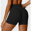 High Waist Yoga Shorts Belly Contracting Peach Hip Lifting Sport Shorts - Image 8